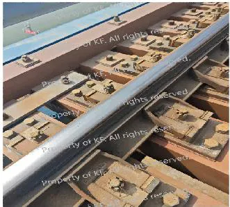 Synthetic sleeper status after 7 years of heavy freight traffic